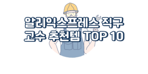 알리익스프레스 직구 고수 추천템 TOP 10